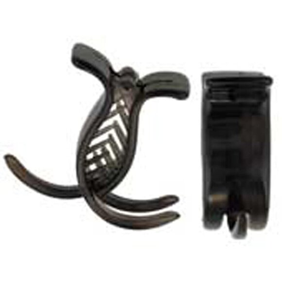 Hair Clips Celluloid Tortoiseshell 2 Pack No Slip Grip Strong Hold Fashion main image 4